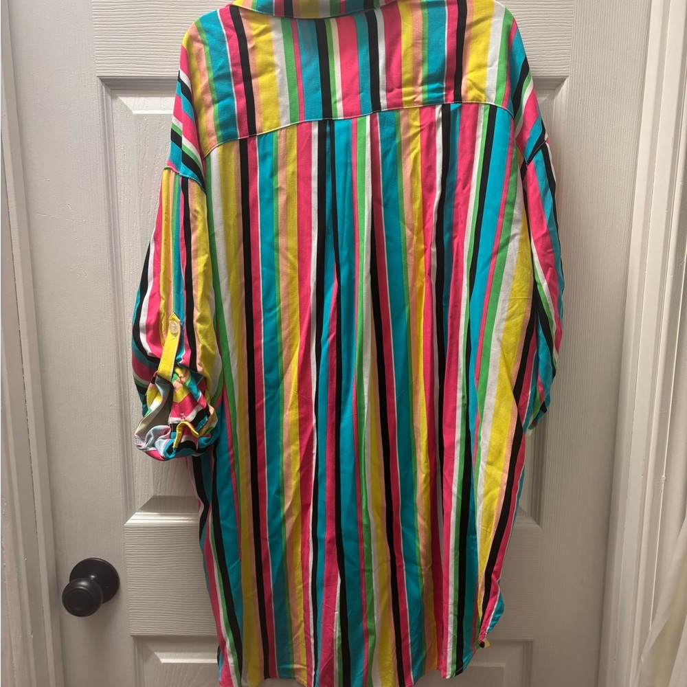 Anne Cole Multicolor Striped Tunic - Picture 6 of 6